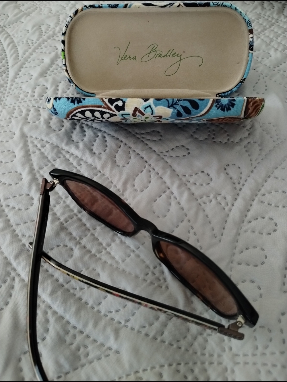 Vera Bradley Black Sunglasses with Brown Lenses